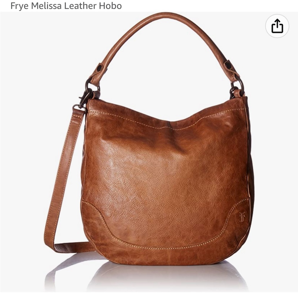 Beige Frye Melissa Leather Hobo bag